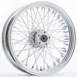 051-0467 Harddrive Rr 60-Spk Chrome 18X3.5 Bt/Xl-Hub 3/4’’ Axl 00 Ltr - Factory Authorized Harley-Davidson Tire
