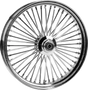 051-15541 Harddrive Fr 48-Spk Sd Chrome 26X3.5 Flt-Hub 25M Axl 00 Ltr - Front Spoke Wheels
