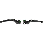 053120 Smooth Lever Set Blk Big Twin 96 16  Xl 96 03