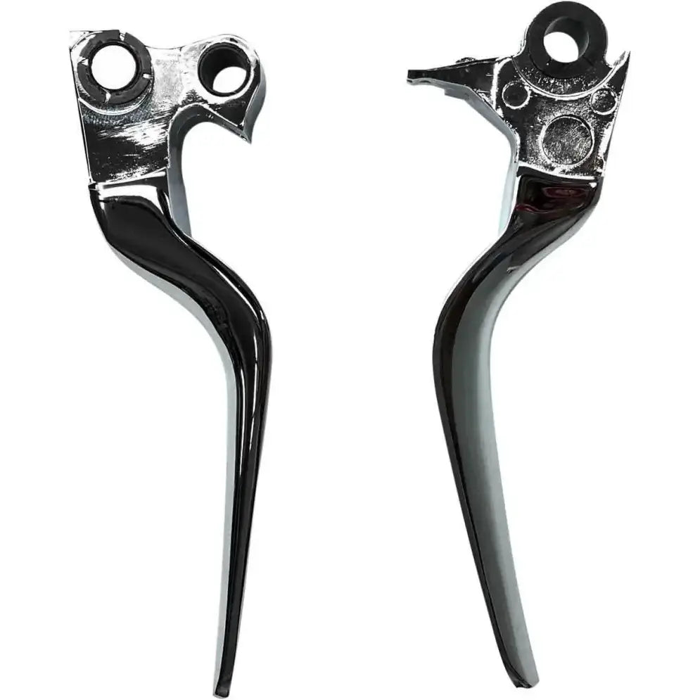 053324 Lsr Lever Set Chrome Big Twin 96 16 Xl 96 03 W/Cable Clutch