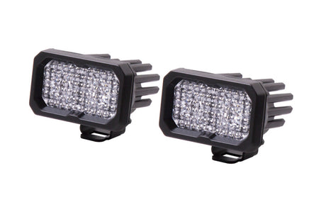 Diode Dynamics Stage Series 2 In LED Pod Sport - White Flood Standard WBL (Pair) - DD6392P