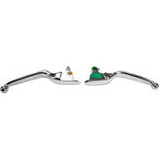 Chrome window handles with colored indicators from the 053572 Smooth Lever Set for easy use