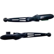 053575 Custom Levers 3 Slot Black Softail 15 17