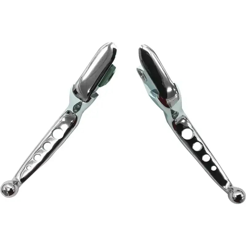 053576 4 Hole Lever Set Chrome Softail 15 17 Cable