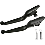 053579 Smooth Lever Set `18 Up St Matte Black