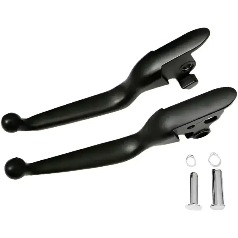 053579 Smooth Lever Set `18 Up St Matte Black