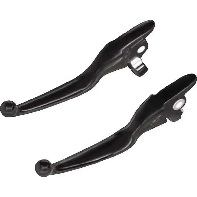 053805 Matte Black Lever Set Smooth