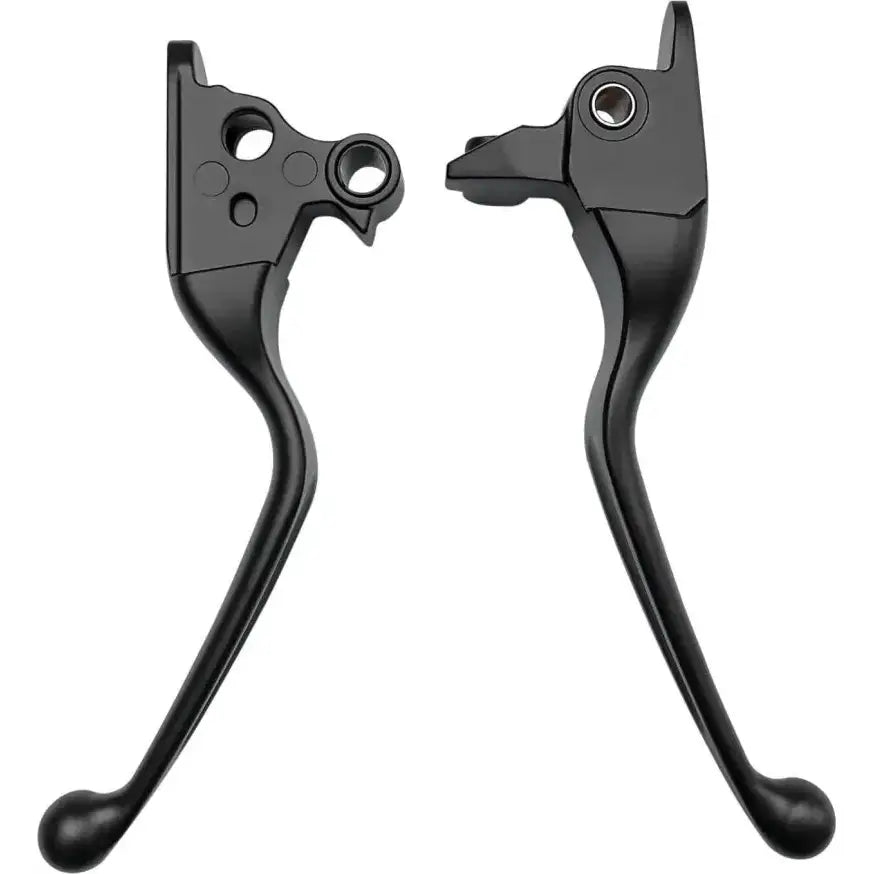 053815 Smooth Lever Set Blk Touring 08 13 W/Cable Clutch