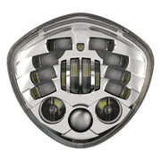 Chrome LED headlight with victory adaptive LED feature for ultimate visibility