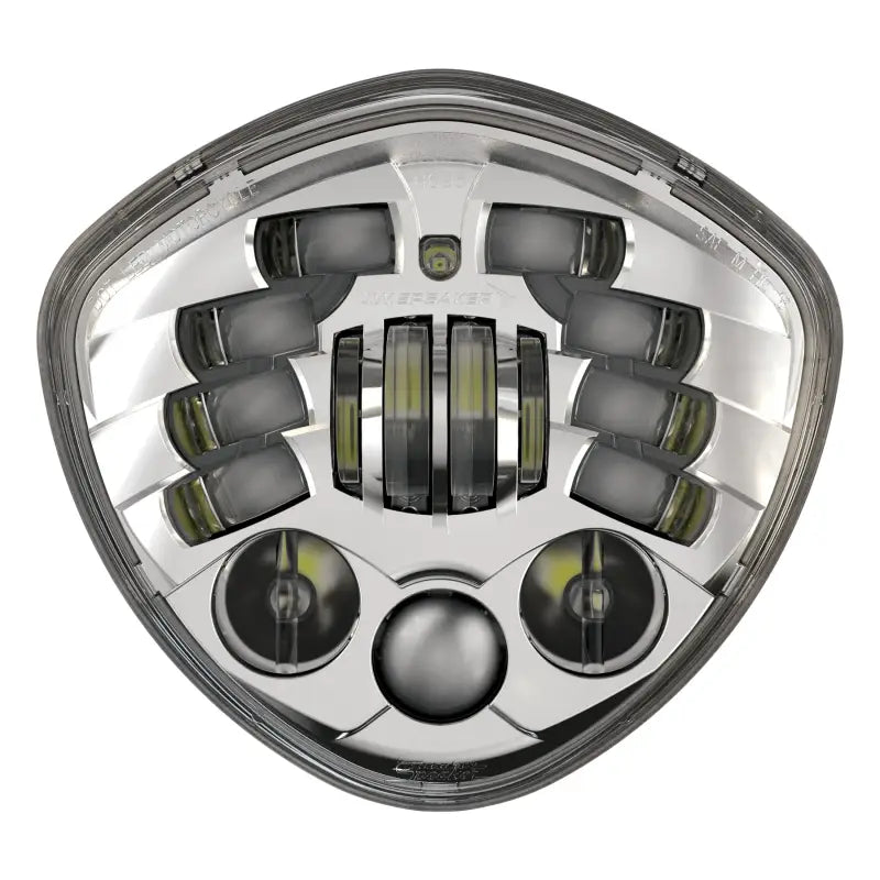 Chrome LED headlight with victory adaptive LED feature for ultimate visibility