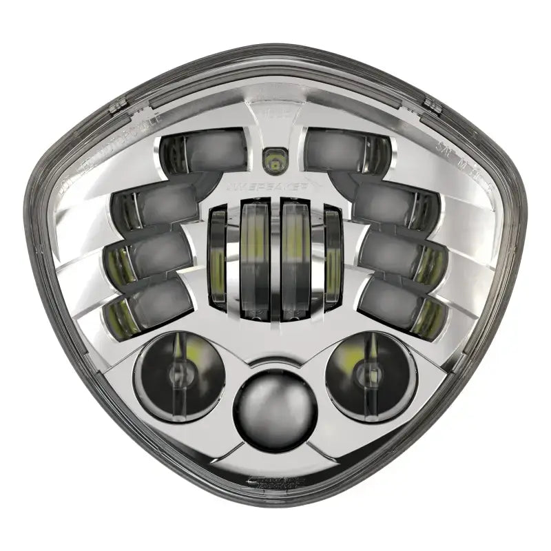 Chrome LED headlight with victory adaptive LED feature for ultimate visibility