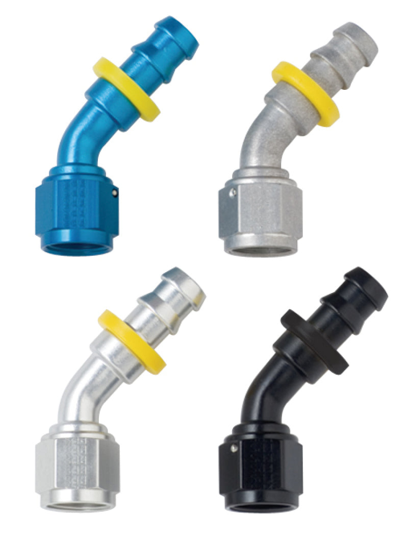 Fragola 204510 Fragola -10AN Push-Lite End 45 Degree