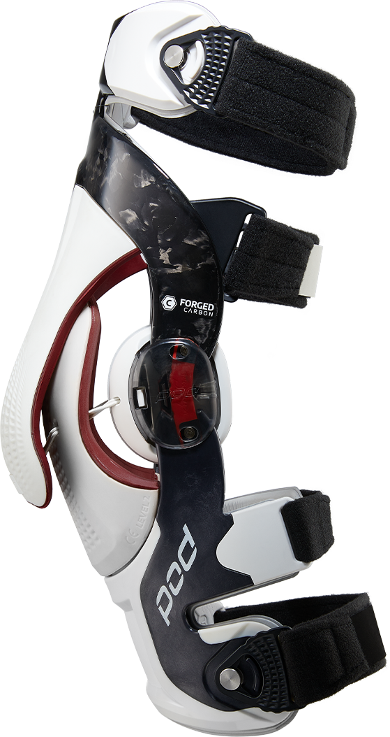 K8 3.0 Knee Brace Carbon (Lt) Carbon/White Lg - POD
