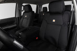 Covercraft 19-21 Chevrolet Silverado Carhartt PrecisionFit Custom Front Row Seat Covers - Blk