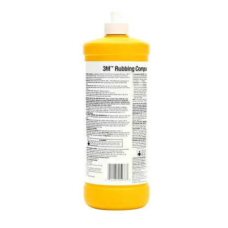 Yellow bottle of rubbing compound.
