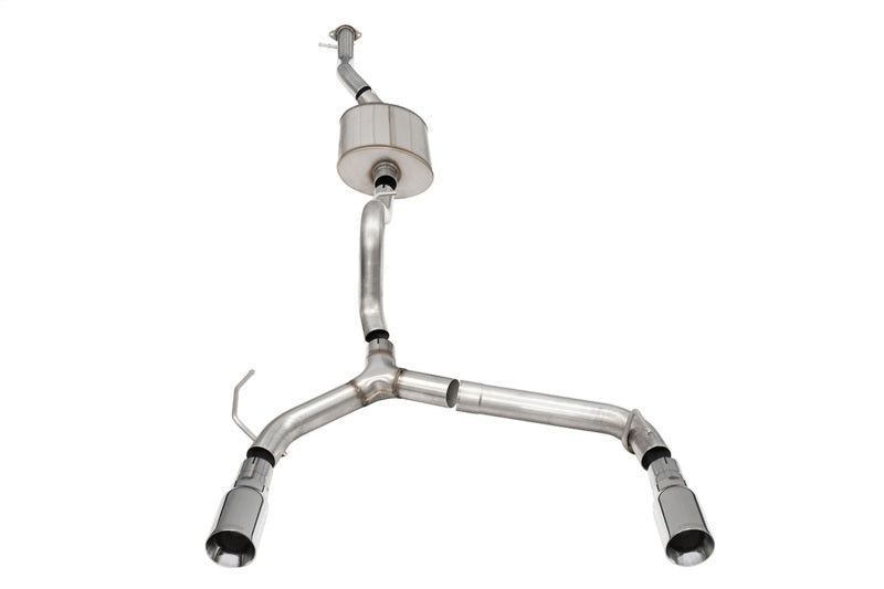 CORSA Performance 21210 Corsa 21-22 Ford Bronco 2.7L Turbo 2.75in Cat-Back Single Exhaust w/ 4in Straight-Cut Polished Tips
