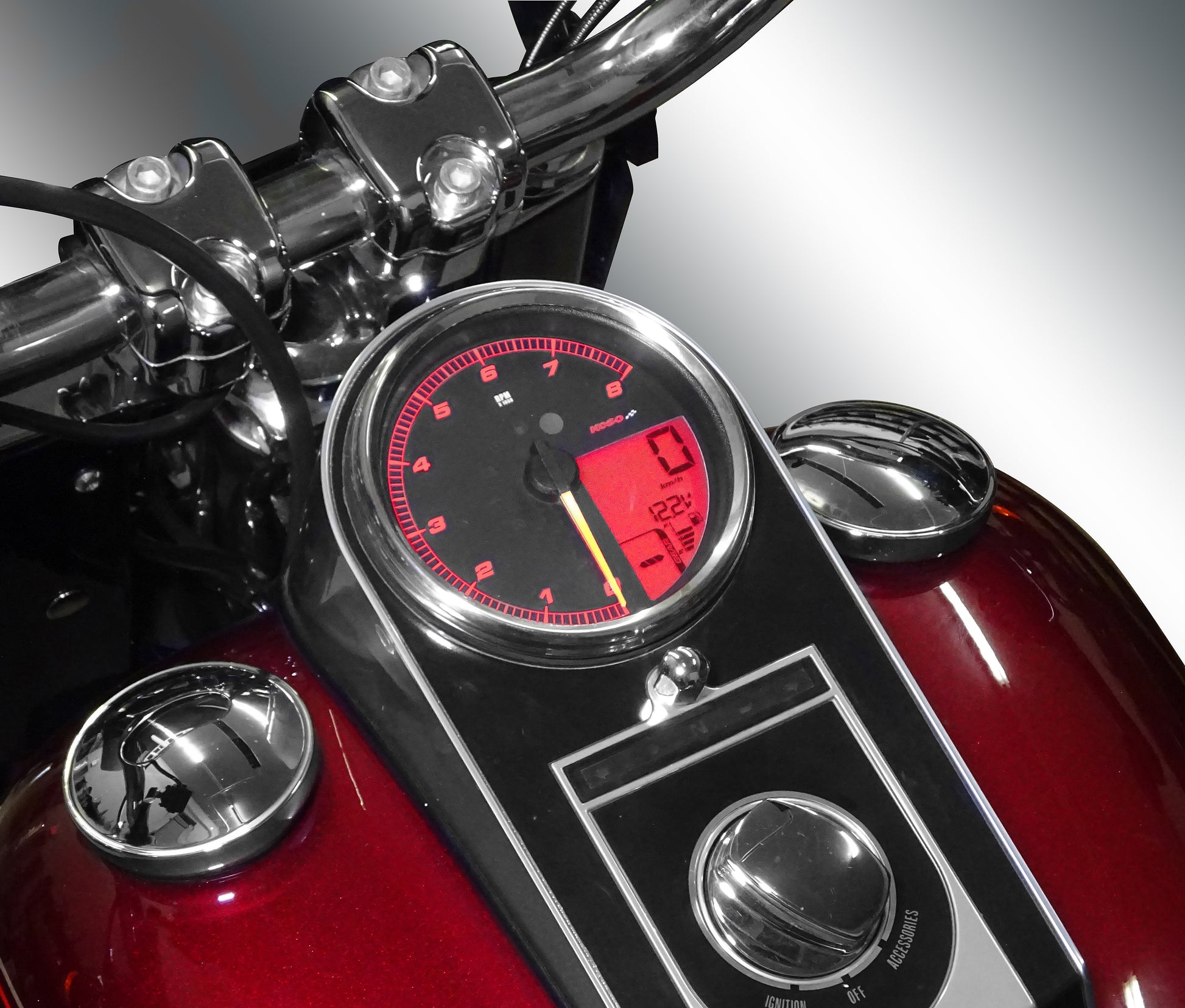 Koso Hd 05 4.5" Guage Chrome Bezel, Canbus Models