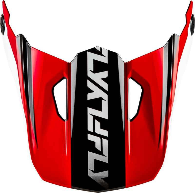 Kinetic Crest Helmet Visor Red/Black/White Xl/2x