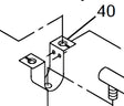 063444 Suburban Mfg Water Heater Burner Mounting Bracket For Suburban 
