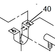 063444 Suburban Mfg Water Heater Burner Mounting Bracket For Suburban 