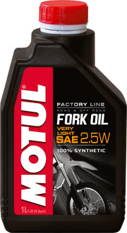 Motul Fork Oil Factory Line Oil Chemicals 114441 - 2.5W 1L 12 Case