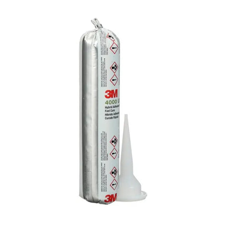 Silver 3M Hybrid Adhesive Sealant Fast Tube with Nozzle for Strong Bonding