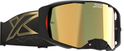 067-12001 EKS Brand Lucid Goggle Black/Gold Gold Mirror Lens - Eyewear