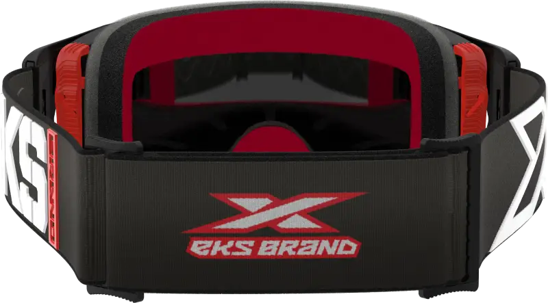 067-12030 EKS Brand Lucid Caliber Goggle Black Silver Mirror Lens - Eyewear