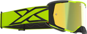 067-12040 EKS Brand Lucid Caliber Goggle Flo Yellow Gold Mirror Lens - Eyewear