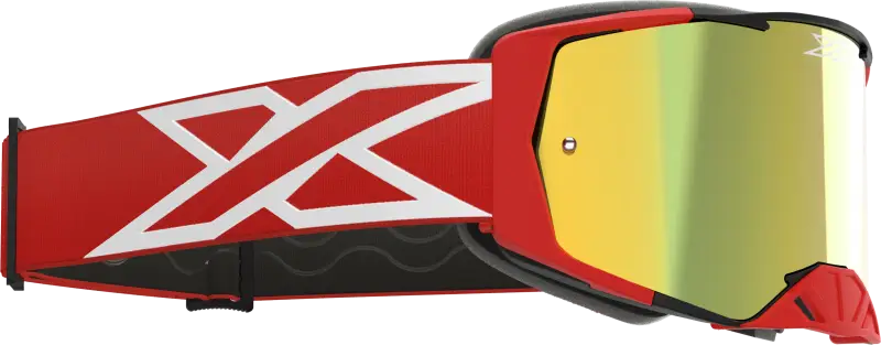 067-12045 EKS Brand Lucid Caliber Goggle Red Gold Mirror Lens - Eyewear