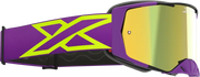 067-12050 EKS Brand Lucid Caliber Goggle Purple Gold Mirror Lens - Eyewear