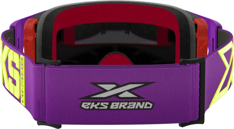 067-12050 EKS Brand Lucid Caliber Goggle Purple Gold Mirror Lens - Eyewear