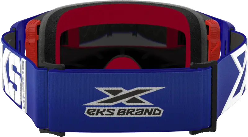 067-12055 EKS Brand Lucid Caliber Goggle Royal Blue Silver Mirror Lens - Eyewear