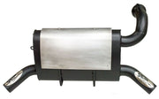 SLP Performance Slip-On Muffler Exhaust 09-116 - Silver Perf Rzr 900