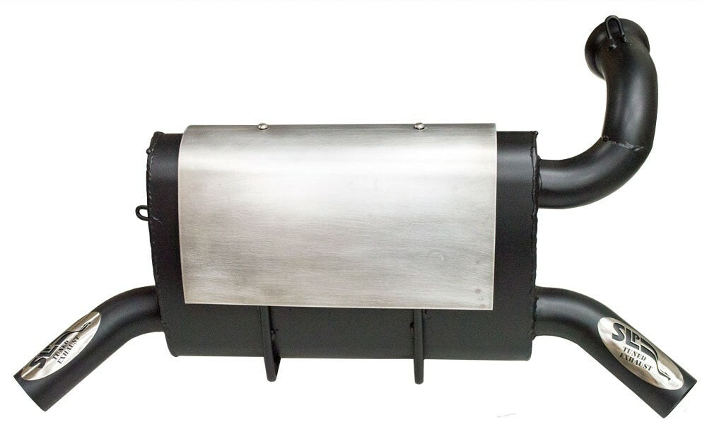 SLP Performance Slip-On Muffler Exhaust 09-116 - Silver Perf Rzr 900