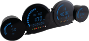 4 Piece Blue Led Gauges `14 22 Flht Flhx Fltr