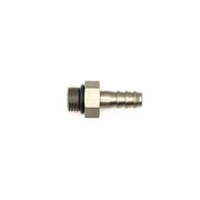 DeatschWerks 6-02-0502 DeatschWerks 6AN ORB Male to 5/16in Male Triple Barb Fitting (Incl O-Ring) - Anodized Matte Black