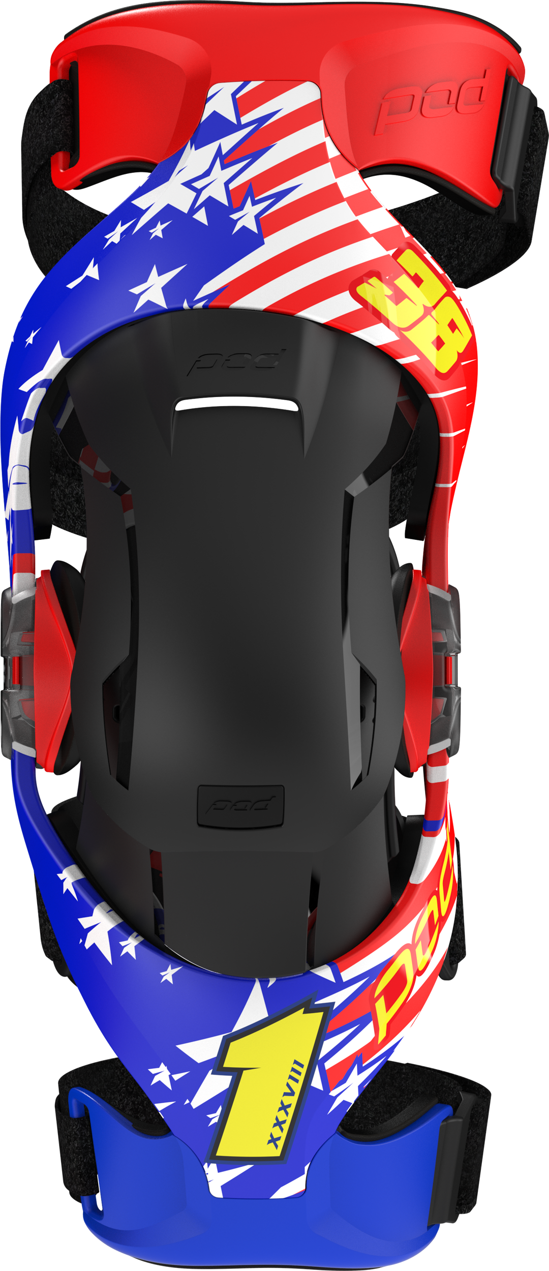 POD K4 V2.0 LE Knee Brace Guards/Braces K4027-Dble2-XS/SM - XS 2.0 PR Danger Boy