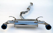 Invidia HS12SSTG3T Invidia Subaru BRZ / Scion FRS Q300 w/ Rolled Titanium Tips Cat- Back Exhaust (Blue Edge) - HS12SSTG3T