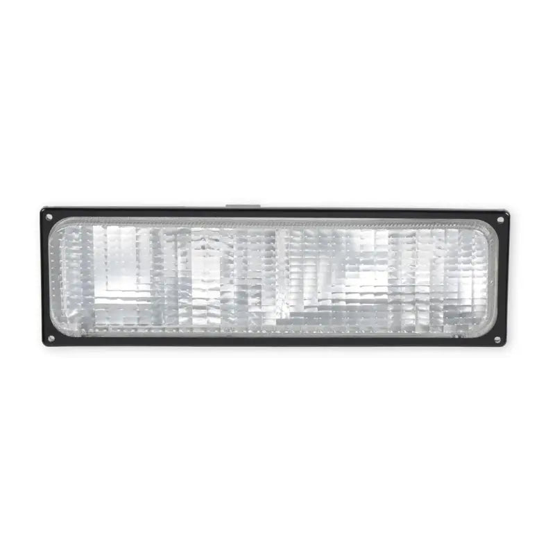 Rectangular lite clear park light with black frame for C1500 model 07-111 Holley