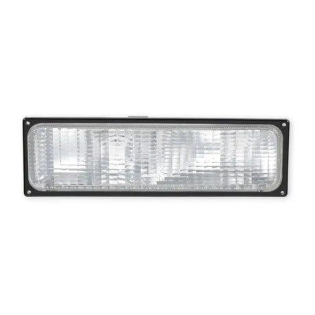 Rectangular lite clear park light with black frame for C1500 model 07-111 Holley