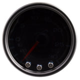 Autometer Spek-Pro Gauge Vac/Boost 2 1/16in 30Inhg-30psi Stepper Motor Peak & Warn Black/Smoke/Black - P30252
