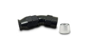 Vibrant 28306 Vibrant -6AN 30 Degree Hose End Fitting for PTFE Lined Hose