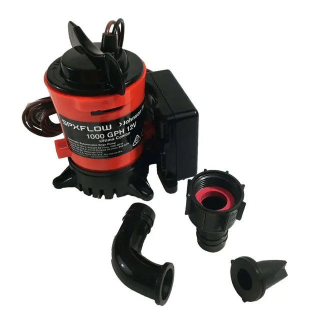 07903-00 Johnson Pump Ultima Cmbo Bilge Pump 1000Gph 12V, RV, Automotive, Powersports, off-road, marine, exterior, truck accessories, interior, truck bed, rv parts, AVADA - Best Sellers, Marine Maintenance, Must Haves