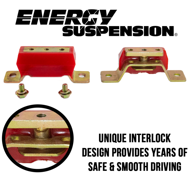 Energy Suspension 4.1144R Energy Suspension Ford Trans Mount 2.710 CTR - Red