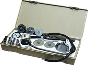 Automotive cooling system pressure tester kit for 2-cycle leaks by Motion Pro
