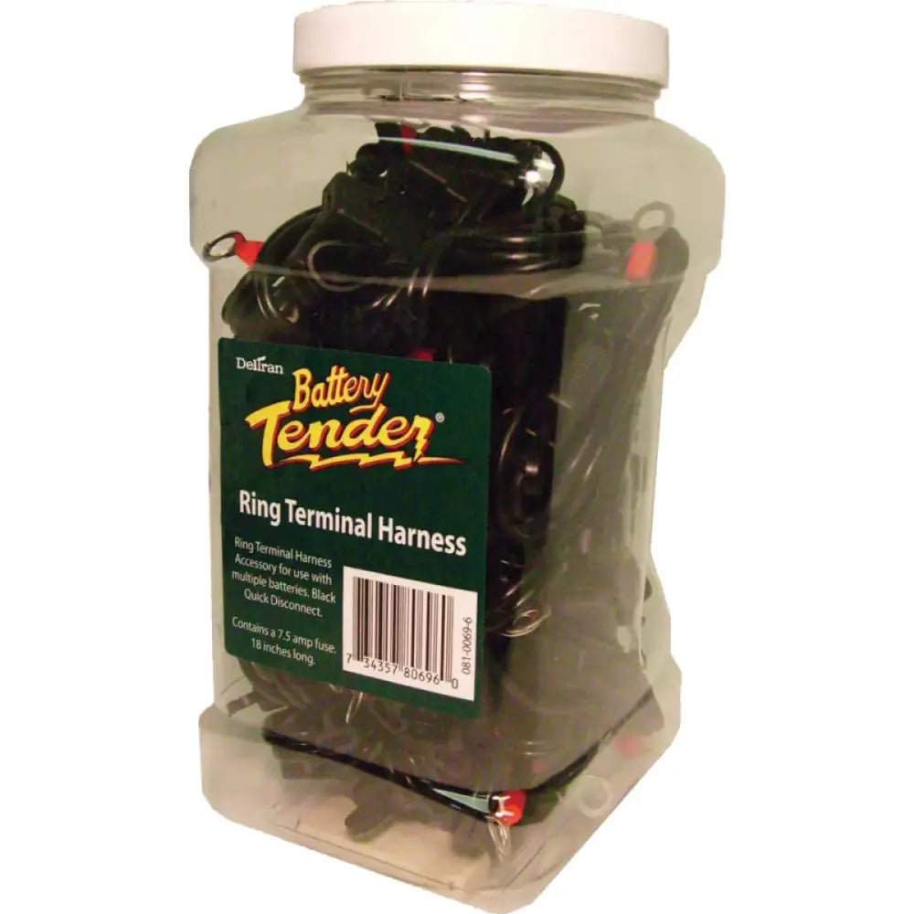 BATTERY TENDER Quick Disconnect Leads W/Ring Connector 25/Pk Display