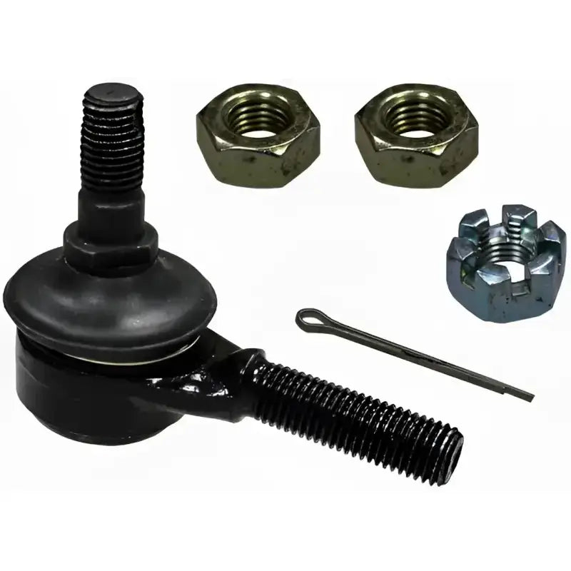 AT-08136 Tie Rod End for smooth ATV steering, economic replacement, durable components includes bolts and pin.