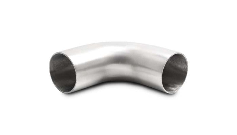 Vibrant 13342 Vibrant 1.5in OD 2.75in Tangent Length T304 SS 90 Deg Mandrel Bend w/Extended Leg Length - 13342