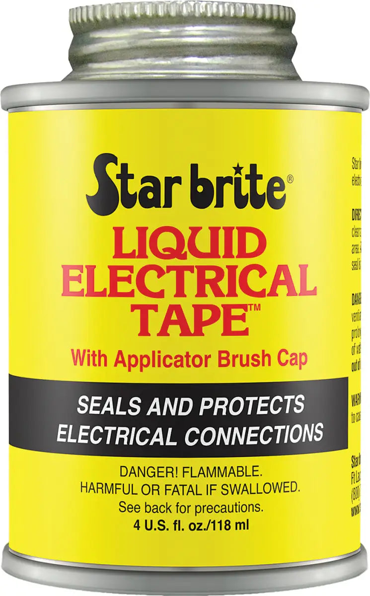 084104B Star Brite Liquid Electrical Tape Black 4 Oz 